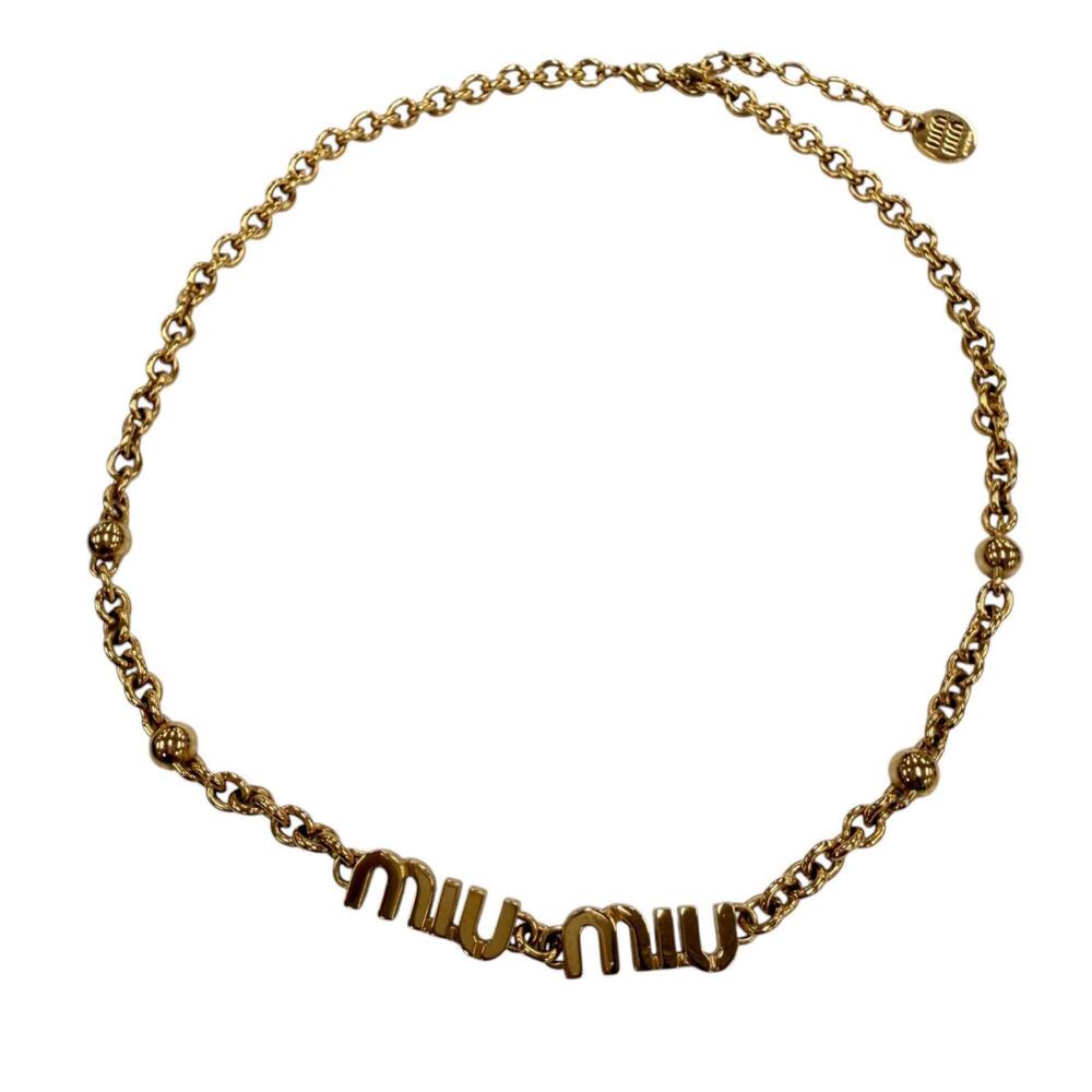 MIU MIU Gold Necklace